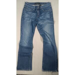 Calvin Klein Jeans Women’s Low Rise Bootcut Blue Denim Stretch Size 8 baggy